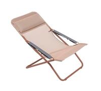 Lafuma MOBILIER - Chaise Longue - Bain De Soleil - Transat Jardin - Pliant - Transabed - Batyline® Iso - Orange Canyon - Fabriqué en France - LFM5332_9875 - Garantie 5 Ans - L.93xl.67xH.88cm