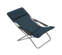 Lafuma MOBILIER - Chaise Longue - Bain De Soleil - Transat Jardin - Pliant - Transabed - Becomfort® - Bleu Encre - Fabriqué en France - LFM2829_8900 - Garantie 5 Ans - L.93xl.67xH.88cm