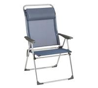 LAFUMA MOBILIER - Fauteuil Camping et Plage Pliant - Ultra-Léger - XL - Alu Cham XL - Batyline® Iso - Bleu Ocean - Fabriqué en France - LFM5085_3865 - Garantie 5 Ans - L.68xl.68xH.111cm