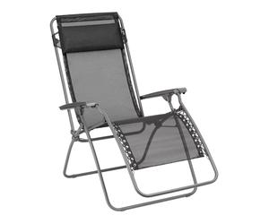 Lafuma Mobilier - Fauteuil de relaxation pliant - RT2 Batyline Black - Noir Noir
