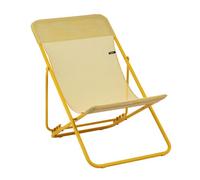 LAFUMA MOBILIER-Fauteuil maxi transat colorblock Lafuma Batyline coloris jaune en acier - 62 x 83 x 91 cm