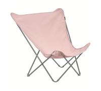 Lafuma MOBILIER - Fauteuil Papillon Grande Largeur - Pop Up XL - Airlon - Rose - Fabriqué en France - LFM2777_8912 - Garantie 5 Ans - L.83xl.91xH.87cm