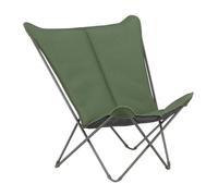 Lafuma MOBILIER - Fauteuil Papillon Matelassé Grande Largeur - Pop Up XL - Becomfort® - Vert Olive - Fabriqué en France - LFM5183_9548 - Garantie 5 Ans - L.83xl.91xH.87cm