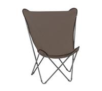 Lafuma MOBILIER - Fauteuil Papillon - Maxi Pop Up - Airlon - Marron Gres - Fabriqué en France - LFM1024_9213 - Garantie 5 Ans - L.60xl.78xH.99cm