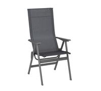 Fauteuil de jardin pliant LAFUMA Zen-it Batyline Duo - Gris Obsidian