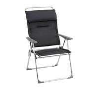 Chaise pliante Lafuma Mobilier Alu Cham XL AirComfort noir
