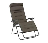 Fauteuil Relax Jardin - Chaise Longue Matelassé Zéro Gravité - Xl - Rsx Clip Xl - Aircomfort® - Marron Taupe - Lafuma Mobilier