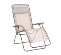 LAFUMA MOBILIER Fauteuil Relax, Pliable et réglable, R Clip, Batyline, Couleur : Magnolia, LFM4020-9269