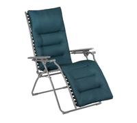 Lafuma Fauteuil Relax Transat Jardin - Chaise Longue Matelassé Zéro Gravité - Evolution - Becomfort® - Bleu Encre Mobilier