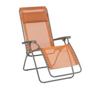 Lafuma MOBILIER - Fauteuil Relax Transat Jardin - Chaise Longue Zéro Gravité - Rclip - Batyline® Iso - Orange Clementine - Fabriqué en France - LFM4020_9949 - Garantie 5 Ans - L.88xl.67xH.114cm