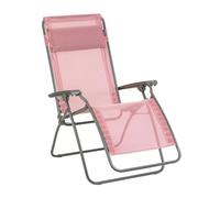 LAFUMA MOBILIER - Fauteuil Relax Transat Jardin - Chaise Longue Zéro Gravité - Rclip - Batyline® Iso - Rose Cerisier - Fabriqué en FRANCE - LFM4020_9950 - Garantie 5 ans - L.88 > 163xl.67xH.81 > 114cm