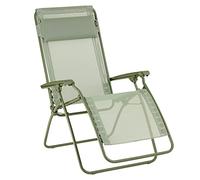 Lafuma MOBILIER - Fauteuil Relax Transat Jardin - Chaise Longue Zéro Gravité - Rclip - Batyline® Iso - Vert Moss - Fabriqué en France - LFM5169_9874 - Garantie 5 Ans - L.88 > 163xl.67xH.81 > 114cm