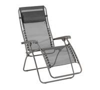 Lafuma MOBILIER - Fauteuil Relax Transat Jardin - Chaise Longue Zéro Gravité - Rsxa - Batyline® Iso - Noir - Fabriqué en France - LFM2060_8551 - Garantie 5 Ans - L.87xl.67xH.115cm