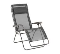 Lafuma MOBILIER - Fauteuil Relax Transat Jardin - Chaise Longue Zéro Gravité - Rsxa Clip - Batyline® Iso - Noir - Fabriqué en France - LFM2055_8551 - Garantie 5 Ans - L.87xl.67xH.115cm