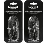 Lafuma Mobilier Lacet élastique pour lit de Soleil Siesta L et fauteuils Relax, Longueur: 8 m, Couleur: Noir, LFM2405-0247 (Lot de 2)