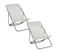Lafuma Mobilier Lot de 2 Transats pliants Multi-Positions - Maxi TRANSAT