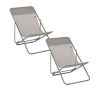 Lafuma Mobilier Lot de 2 Transats pliants Multi-Positions - Maxi TRANSAT