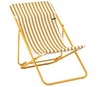 Lafuma Mobilier - Maxi Transat Airlon + - Chaise de camping - rayure miel / miel