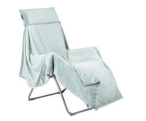 Lafuma MOBILIER Plaid en Polaire Flocon, pour Fauteuil Relax, 45x25 cm, Couleur : Boréale, LFM5040-9281