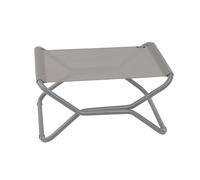 Lafuma MOBILIER - Repose-Jambes/Tabouret Pliant - Next - Batyline® Iso - Gris Terre - Fabriqué en France - LFM5333_8556 - Garantie 5 Ans - L.51xl.66xH.35cm