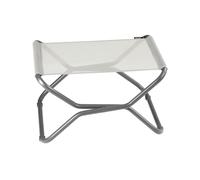 Lafuma MOBILIER - Repose-Jambes/Tabouret Pliant Next - Toile Batyline Résistante Anti-UV - pour Chaise Longue Terrasse, Jardin et Piscine - Tout Confort, Fabriqué en France - Beige SEIGLE