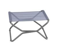 Lafuma MOBILIER - Repose-Jambes/Tabouret Pliant Next - Toile Batyline Résistante Anti-UV - pour Chaise Longue Terrasse, Jardin et Piscine - Tout Confort, Fabriqué en France - Bleu Ocean