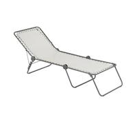 Bain De Soleil - Transat Piscine et Jardin - Chaise Longue Pliant - Siesta L - Batyline® Iso - Beige Seigle - Lafuma Mobilier