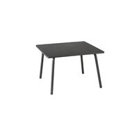 Lafuma MOBILIER - Table Basse Carrée - Vence - Acier - Gris Titane - Fabriqué en France - LFM5277_7782 - Garantie 5 Ans - L.59xl.59xH.41cm