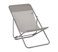 Transat Jardin Pliable - Chilienne Multi-positions - Largeur 58cm - Maxi Transat - Batyline® Iso - Marron Terre - Lafuma Mobilier
