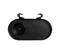 Lafuma Mobilier Porte-Gobelet pour Fauteuil Relax en Plastique 100% recyclé, Couleur : Noir, LFM5255_0247