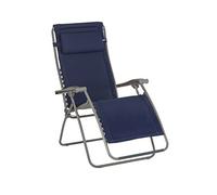 Lafuma R-Clip Batyline Iso Relaxation Patio et Piscine Zero Gravity Fauteuil inclinable d'extérieur pliable avec toile amovible, mousse
