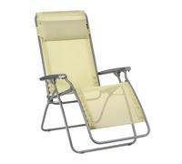 Fauteuil de relaxation Lafuma Batyline en acier - Coloris jaune étamine - Hauteur 114 cm