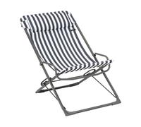 Lafuma Transaswing Colorblock chaise longue Rayure Terre (gris)