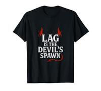 Lag Is The Devil's Spawn Équipement de jeu électronique T-Shirt