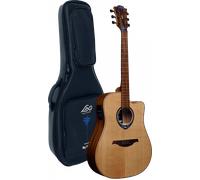 Lâg Tramontane HyVibe 10 - Guitare folk électroacoustique - Dreadnought - Naturel