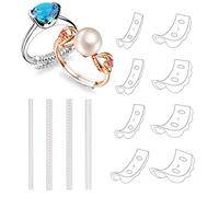 LAGAHS Ajusteur de Bague Invisible, Reducteur Bague 12 Dimensions, Retrecisseur Bague Convient à la Plupart des Bagues Qui Sont Trop Grandes pour Leur Taille