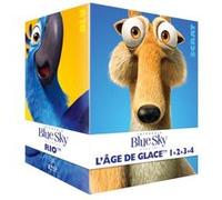 L'âge de glace 1 à 4 - Epic, la bataille du Royaume secret - Horton - Rio - Robots Coffret 8 Blu-Ray E