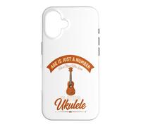 L'âge est Juste Un Chiffre pour Un Homme Qui Aime Jouer du ukulélé Coque pour iPhone 16