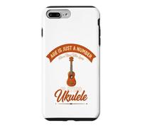 L'âge est Juste Un Chiffre pour Un Homme Qui Aime Jouer du ukulélé Coque pour iPhone 7 Plus/8 Plus