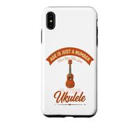 L'âge est Juste Un Chiffre pour Un Homme Qui Aime Jouer du ukulélé Coque pour iPhone XS Max