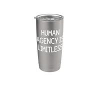 L'agence humaine est illimitée Gobelet isotherme en acier inoxydable double paroi