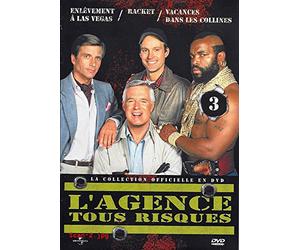 L'AGENCE TOUS RISQUES VOLUME 3 - 3 EPISODES : ENLEVEMENT à LAS VEGAS / RACKET / VACANCES DANS LES COLLINES