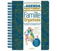 PlayBac – L'agenda 2026 de la famille organisée Maxi format – de sept. 2025 à déc. 2026 – relié