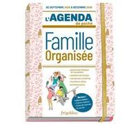 PlayBac Agenda de poche 2026 – Famille organisée – Rose (sept. 2025 à déc. 2026)