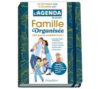 Collectif – L'agenda de poche 2027 de la famille organisée – Bleu (sept. 2026–déc. 2027) – Broché