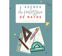 L'agenda du professeur de maths: 2026-2027 Prof collège, lycée, université