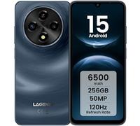 LAGENIO A12 Pro Smartphone Android 15, 6.9'' HD+ Octa-Core 120Hz Telephone Portable, 24GB+256GB/1TB Extensible Dual SIM 4G Smartphone, 50MP+8MP Camera, 6500mAh, GPS/Fingerprint/OTG