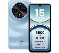 LAGENIO A12 Telephone Portable 4G Android 15, 12 Go RAM + 128 Go ROM, Batterie 6500mAh Smartphone Pas Cher, Écran 6.9 Pouces HD+ 120Hz, AI Camara 13MP, Octa-Core, Double SIM/Face ID/GPS/OTG