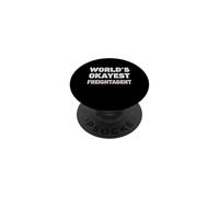 L'Agent de fret Le Plus OK du Monde Un Agent de fret Amusant PopSockets PopGrip Adhésif