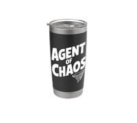 L'agent du Chaos Tornado Gobelet isotherme en acier inoxydable double paroi